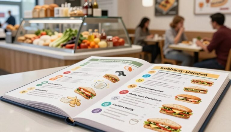 subway allergen menu